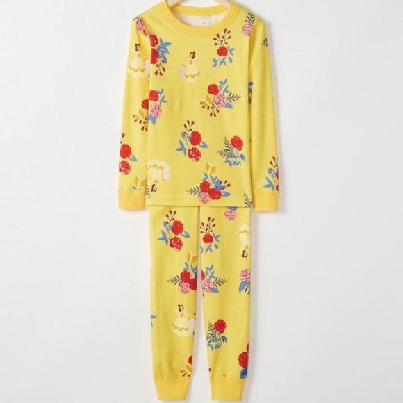 Hanna Andersson Other - Hanna Andersson Belle Beauty and The Beast Pajama Set Sz 90cm